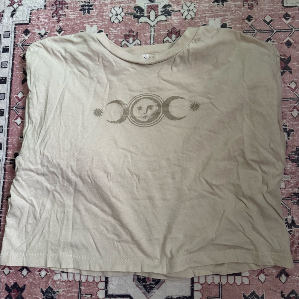 Garage Cream Sleeveless Muscle Tee Relaxed Fit